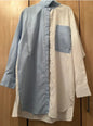 Women's Casual Shirt Black And White Contrast Suitable For Summer