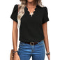 New Solid Color Pullover T-shirt Women
