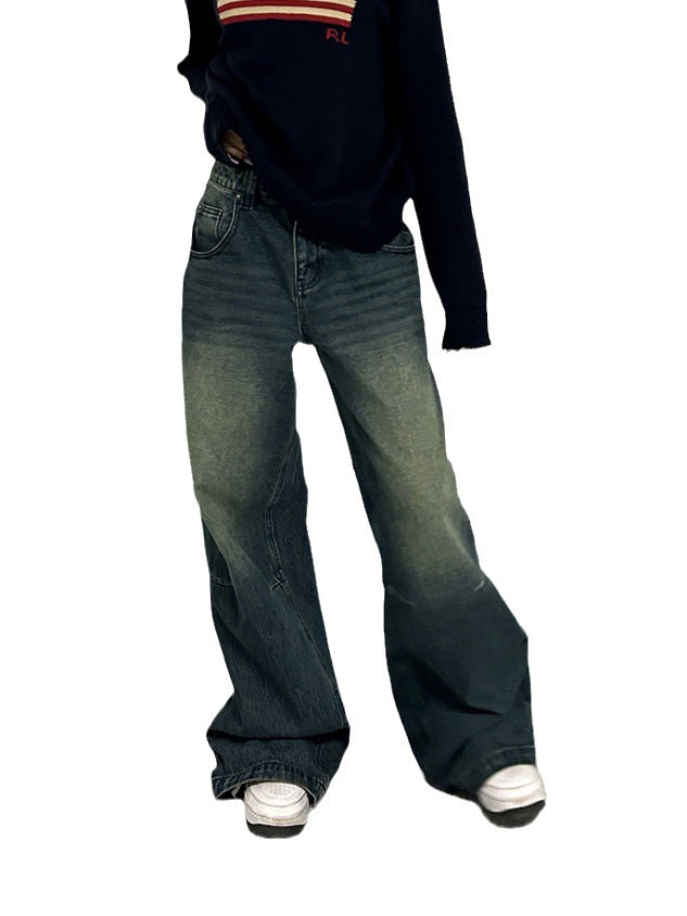 Idle Style Retro Washed Jeans