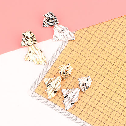 European And American Fashion Exaggerated Irregular Earrings Simple Geometric Female Vintage Earrings