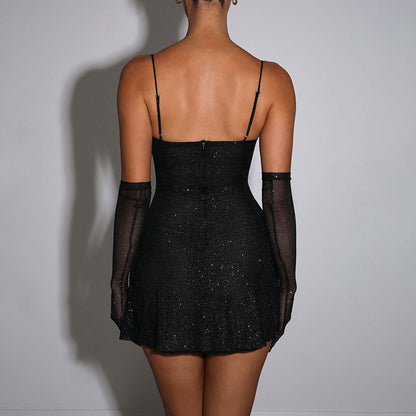 Women's Backless Sleeveless Split Dress