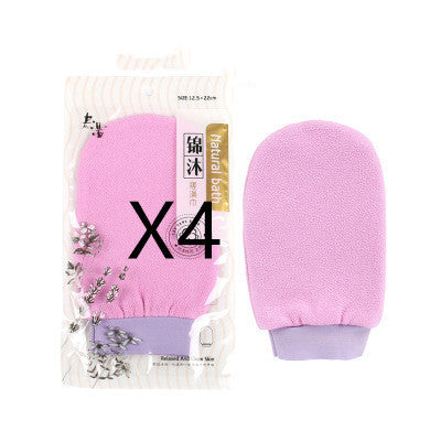 Black Rough Sand Massage Double-sided Back Rubbing Bath Towel To Rub Back