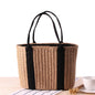 Straw bag large capacity women's bag