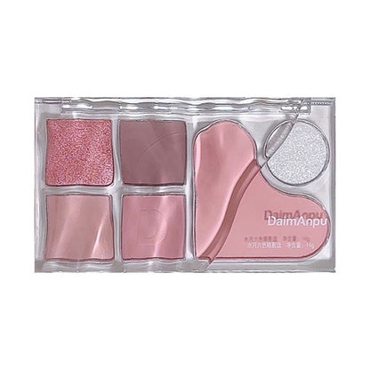 DaimAnpu Six Color Eyeshadow Palette Blush Repair Highlight Brightening