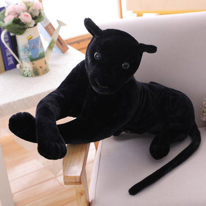 Simulation money leopard plush toy doll home decoration creative forest animal ornaments wholesale one generation