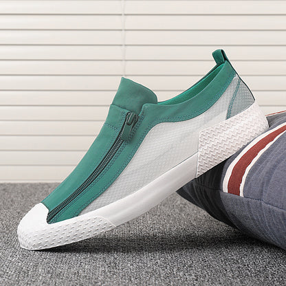 Trendy casual canvas sneakers