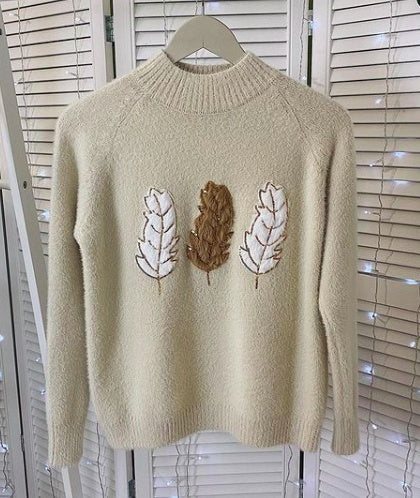 Small fragrance knitted mink sweater