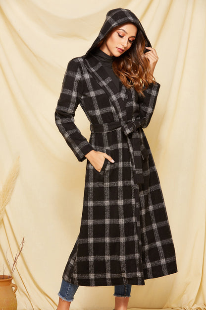 Ladies woolen coat autumn and winter coat