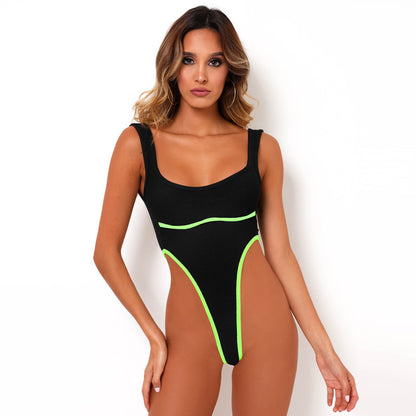 Women's sexy shapewear bodysuit with backless straps