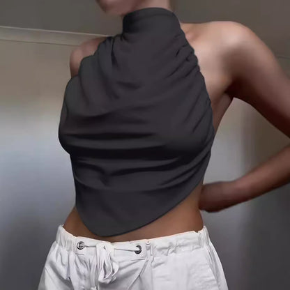 Halter Irregular Sexy Top