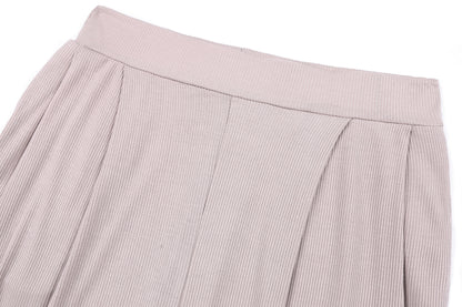 Fashion Suit Solid Color Casual Two-Piece Suit