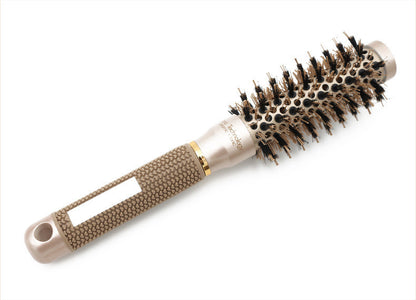 Hair Comb Brush Nano Hairbrush Ceramic Ion Round Barrel Comb Hairdressing Hair Salon Styling Tool