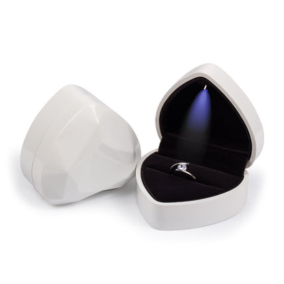 Creative Heart-shaped Jewelry Gift Ring Pendant Jewelry Box