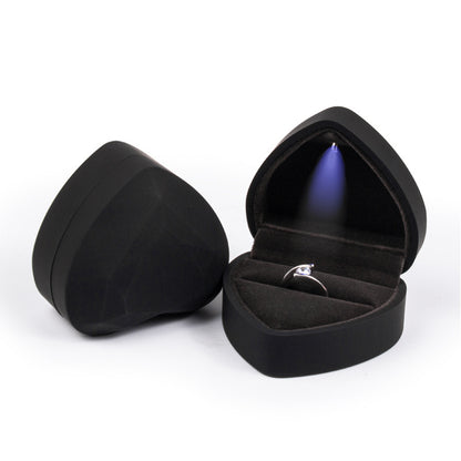 Creative Heart-shaped Jewelry Gift Ring Pendant Jewelry Box
