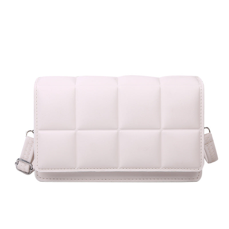 Fashion Ladies Shoulder Bag PU Small Square Bag Messenger Backpack