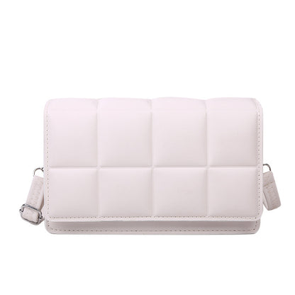 Fashion Ladies Shoulder Bag PU Small Square Bag Messenger Backpack