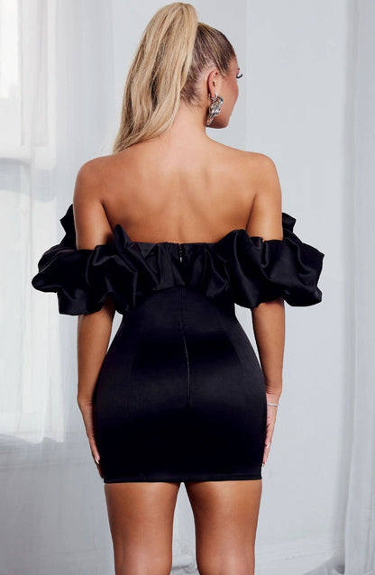 New Hot Sale Solid Color Tube Top Strapless Slim Dress