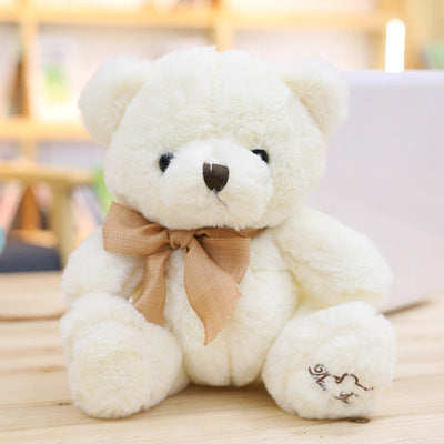 Cute Teddy Bear Plush Toy Hug Bear Doll Butterfly Bow Tie Bear Doll Ragdoll Girl Birthday Gift