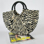 Women Handbag Rattan Wicker Straw Woven Half-round Bag Large Capacity Female Casual Travel Tote Fashion Bolsos