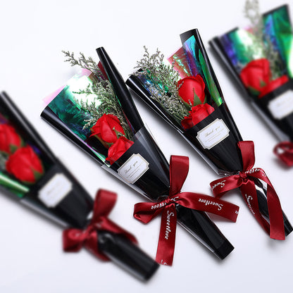 Mother's Day Gift Simulation Rose Eternal Flower Soap Flower