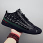 Plus Velvet Thick Warm High-top Cotton Shoes Men's Leather Martin