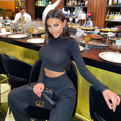 Wide Leg Pants Thin High Waist Loose Suit