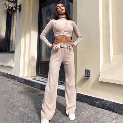 Wide Leg Pants Thin High Waist Loose Suit