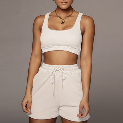 Lace Yoga  Shorts Set