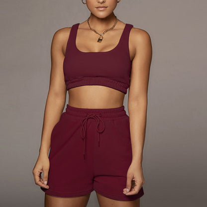 Lace Yoga  Shorts Set