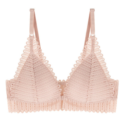 Sexy triangle cup bra without underwire