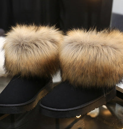 Plus velvet warm women's shoes