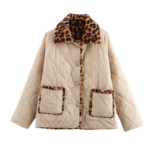 Fashion Double-sided Long Sleeve Cotton Coat Jacket