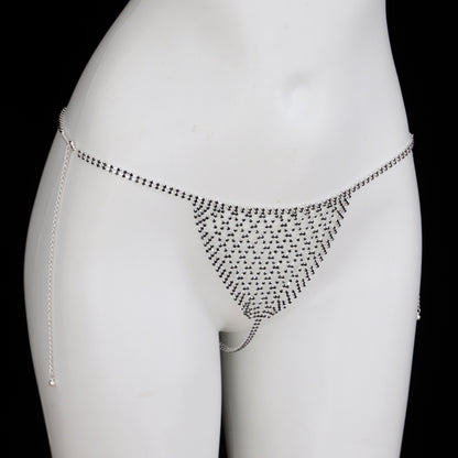 Personalized Beach Party Sexy Bikini Rhinestone Underwear Body Chains Women