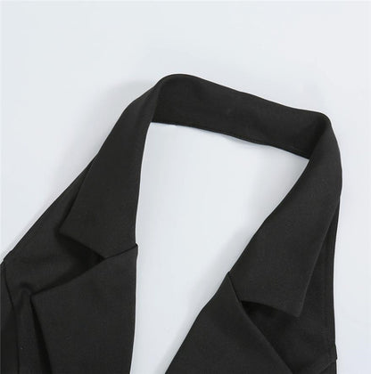 Ladies Casual Backless Tank Top Tight Beach Top Outdoor