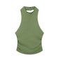 Stylish Good Texture Hanging Collar Top