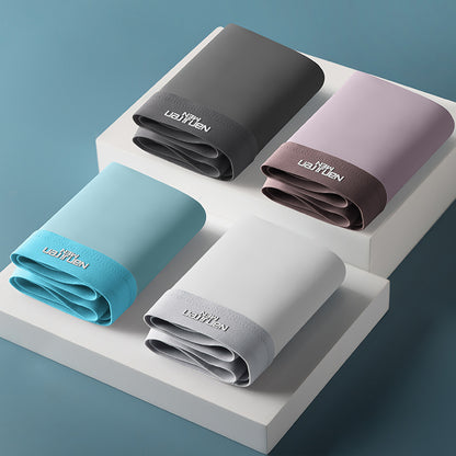 Ice Silk Men's Underwear Cotton Crotch Antibacterial Thin Breathable Loose