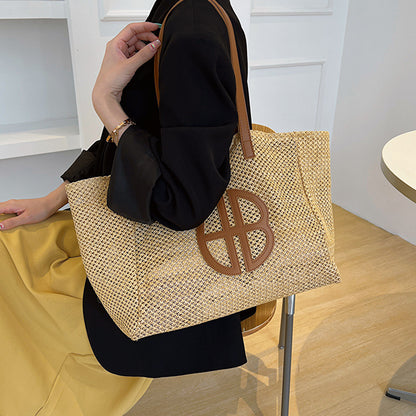 Summer Retro Large Capacity Tote Bag For Women