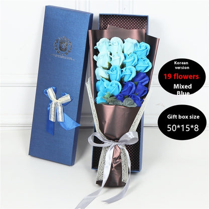 Creative And Practical Rose Soap Bouquet Gift Box