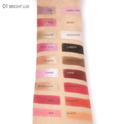 Focallure Pro - 18 Colors Glitter and Matte Eyeshadow