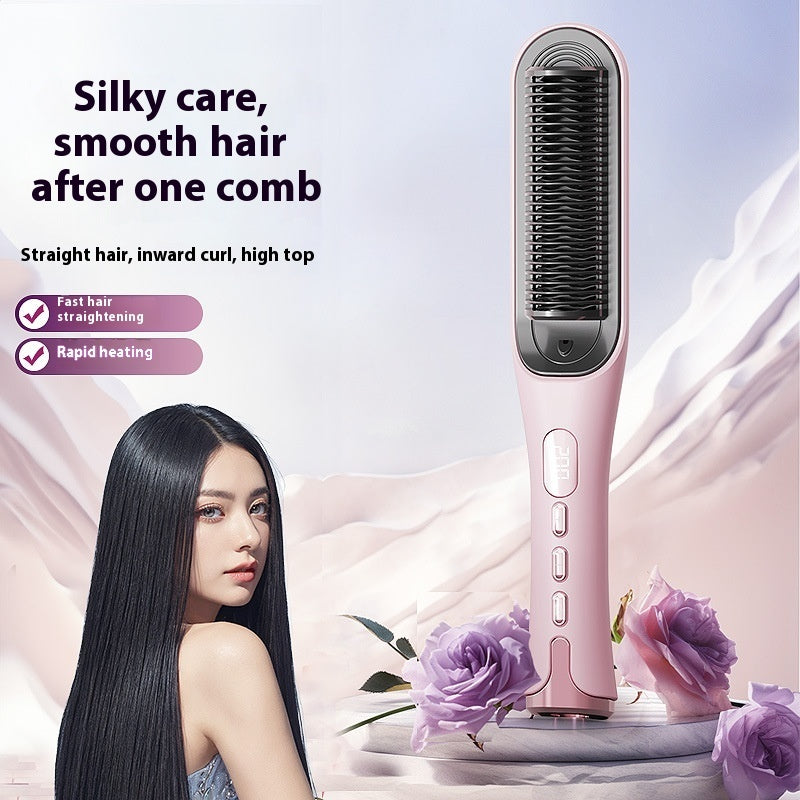 Household Hair Straightener LCD Display Multi-gear Temperature Adjustment Hair Curler