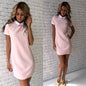 Base color matching long sleeve dress
