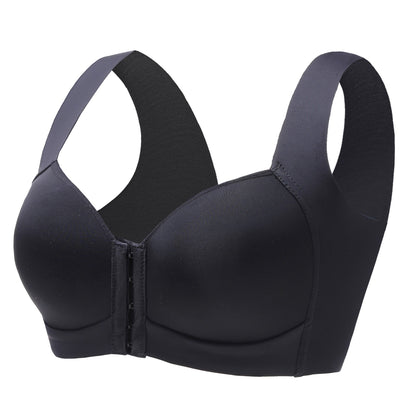 Women's Fashion Front Closure Underwired Gathering Bra