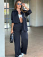 Casual Loose Trousers Women's Shirt Fashion Suit