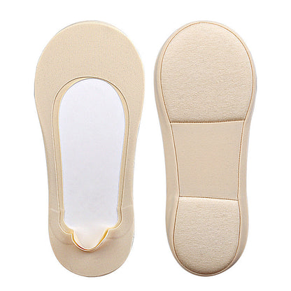 Women's Arch Invisible Low Cut Socks Soft Sponge Shock Absorption