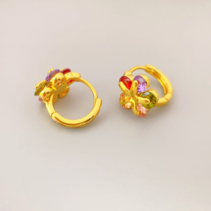 Gold Light Luxury Petite Earrings Women