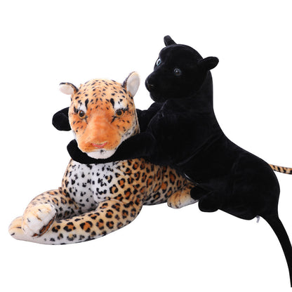Simulation money leopard plush toy doll home decoration creative forest animal ornaments wholesale one generation