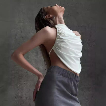 Halter Irregular Sexy Top