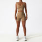 Quick-drying Tight Yoga Clothing Women's Pocket Running Sports Suit