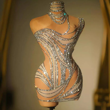 Ladies' Mesh Leisure Mini Sheath Dress