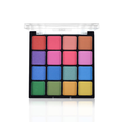 16 colors pearlescent eyeshadow palette